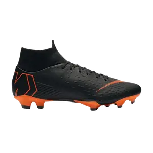Кроссовки Superfly 6 Pro FG 'Black Total Orange', черный