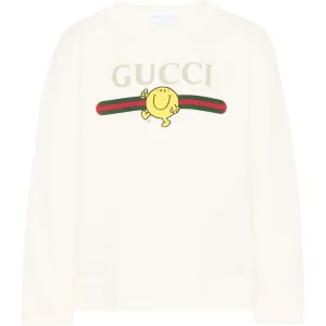 Толстовка Mr. Men Little Miss для детей GUCCI, белый