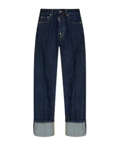 Джинсы в стиле "томбой" Dsquared2, синий