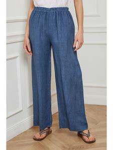 Тканевые брюки La Compagnie Du Lin, темно-синий