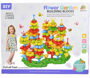 Цветочные Блоки Волшебный Домашний Сад Творческий Пазл Маленькая Ботаническая 124 El Midex