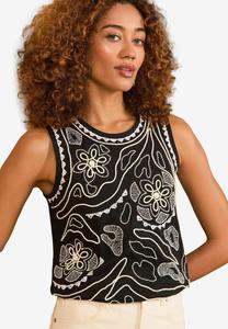 Топ REGULAR FIT Love & Roses, черный