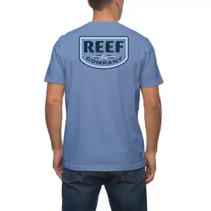 Футболка с графикой для мужского опорного прыжка Reef, цвет steel blue