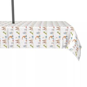 Водоотталкивающий материал, для улицы, 100 % полиэстер, 60x104 дюйма, Animals on Bikes Design