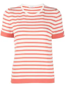 Трикотажный топ в полоску MAX MARA, оранжевый
