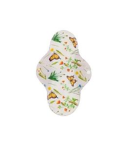 Гигиеническая прокладка многоразовая, БОЛЬШАЯ, размер L, В ТРАВЕ, бамбук Pupus