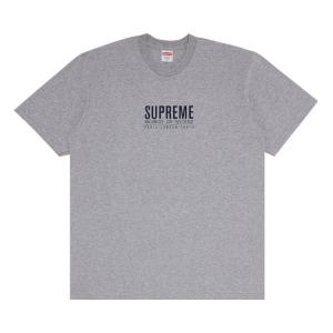 Футболка Supreme Paris Tee, цвет Heather Grey