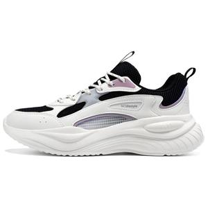 361° Кроссовки Life Collection с противоскользящей подошвой, износостойкие, женские, черно-белые