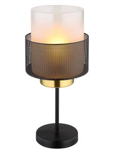 Настольная лампа ОЛЬГА черного цвета Globo lighting