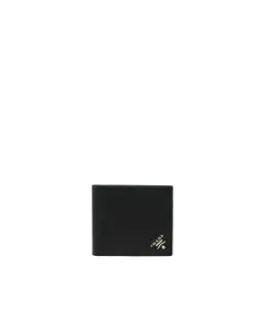 Кошелек из сафьяновой кожи Prada, черный