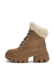 Ботильоны на шнуровке GUESS Yareli, коричневый
