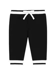 Джеггинсы из джерси с логотипом Dolce & Gabbana Kids, черный