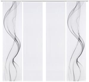 Панельная занавеска Novel, 60x245 см, серый/белый