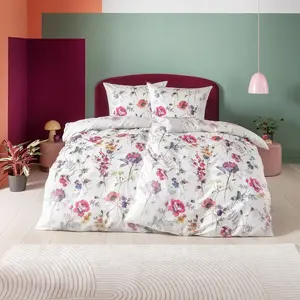 Постельное белье Hailey 4836 985 Multicolor Mako Satin 155 см x 220 см Estella
