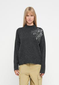 Джемпер ONLY ONLRIVA HIGH NECK PULLOVER, Dark Grey