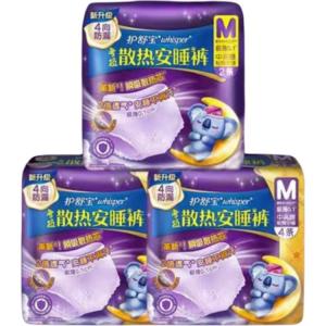 Always Comfort Pants Koala Comfort Пижамные штаны L Whisper, three-piece set: sleep pants m 4 pieces/bag × 2+sleep pants m 2 pieces/bag