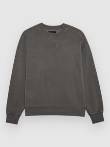 Флисовый пуловер Fox Wordmark Oversized Crew Fleece Pullover, pewter