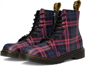 Ботинки Dr. Martens для женщин Maple с молнией и стальным носком для легкой промышленности, черный/мультиколор