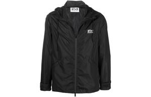 Ветровка Daris со звездным принтом Golden Goose, черный