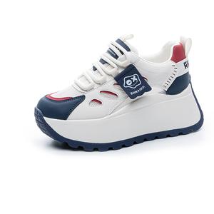 Низкие массивные кроссовки женские POOQ, синий