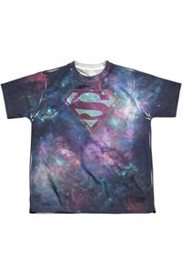 Футболка с коротким рукавом для детей с логотипом Superman Spaced Out Gildan, белый