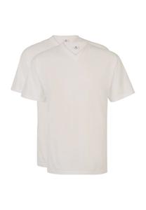 Мужская футболка с V-образным вырезом RAGMAN, белый