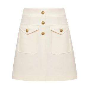 Юбка трапециевидной формы Deep Breath, пепельный