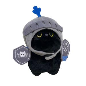 Милая фигурка чиби котенка-рыцаря плюшевая кукла высота 17см 77 SEVEN DREAM