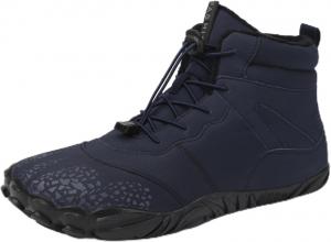 Водонепроницаемые зимние босоногоходные ботинки для пеших прогулок, походов и трейлового бега для женщин и мужчин, безопасные и не скользящие Zlinib, B-Blue