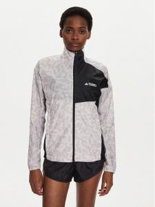 Беговая куртка стандартного кроя Adidas, экрю