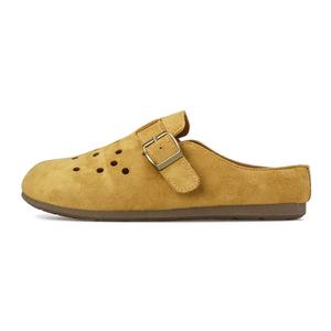 JINDUN Устойчивые к истиранию антибактериальные сандалии с закрытым носком, женские, желтые