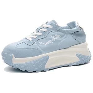 JIETEGONGYANG Женские повседневные низкие кеды с амортизацией и износостойкостью синие, цвет Blue