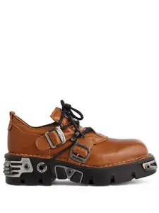 Ботинки из коллаборации с New Rock Rabanne, коричневый