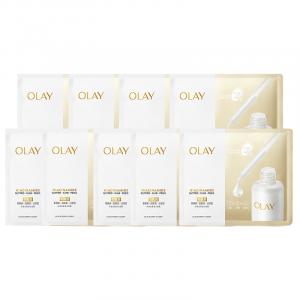 Прозрачная белая маска для лица Shiro Bottle, ниацинамид Olay, 9 Pcs