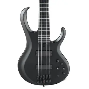 Бас-гитара Ibanez BTB625EX Iron Label с 5 струнами и звукоснимателями Bartolini - черный матовый
