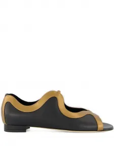 Кожаные сандалии Chilki Manolo Blahnik, черный