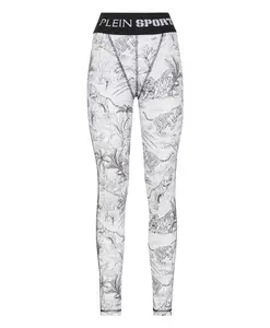 Спортивные леггинсы Plein Sport, белый