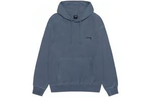 Стильная худи с пигментной покраской Stussy, морской синий