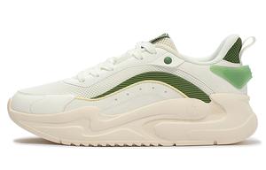 361° Юншу 4.0 противоскользящие износостойкие низкие кеды мужские бело-зеленые Feather White/Outdoor Green, цвет Feather White/Outdoor Green