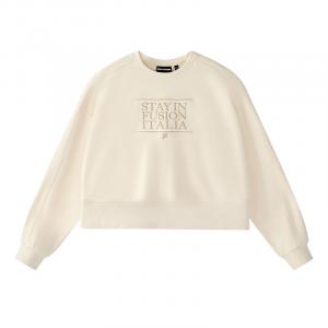 FILA FUSION Американский свитшот Women's Wheat Cream