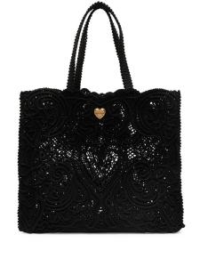 Dolce & Gabbana большая сумка-тоут Beatrice, черный