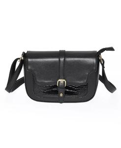 Женская сумка через плечо с пряжкой Nicci, черный