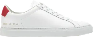Кроссовки Common Projects Wmns Retro Low 'White Red', белый