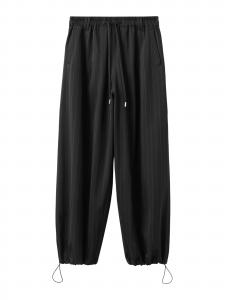 MANGO Брюки-багги в черном цвете