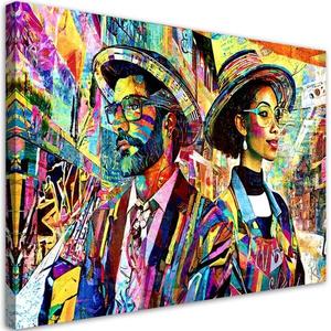 Картина арт-принт KUNSTLOFT Urban Awakening in Color 6, сиреневый