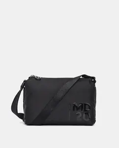 Тройная черная сумка через плечо Mandarina Duck