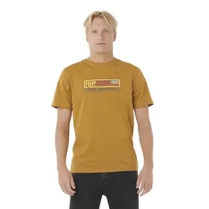 Футболка с коротким рукавом Rip Curl Surf Revival Station, оранжевый