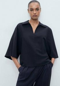 Блуза Mango MIT DREIVIERTELÄRMELN, Royal Blue