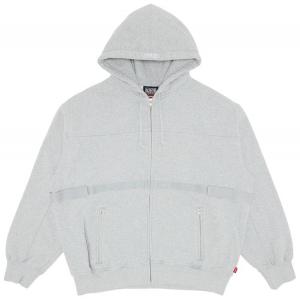 Толстовка с капюшоном на молнии Supreme x Martithé + François Girbaud, серый