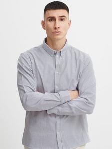 Рубашка с длинным рукавом сдвал Solid, синий